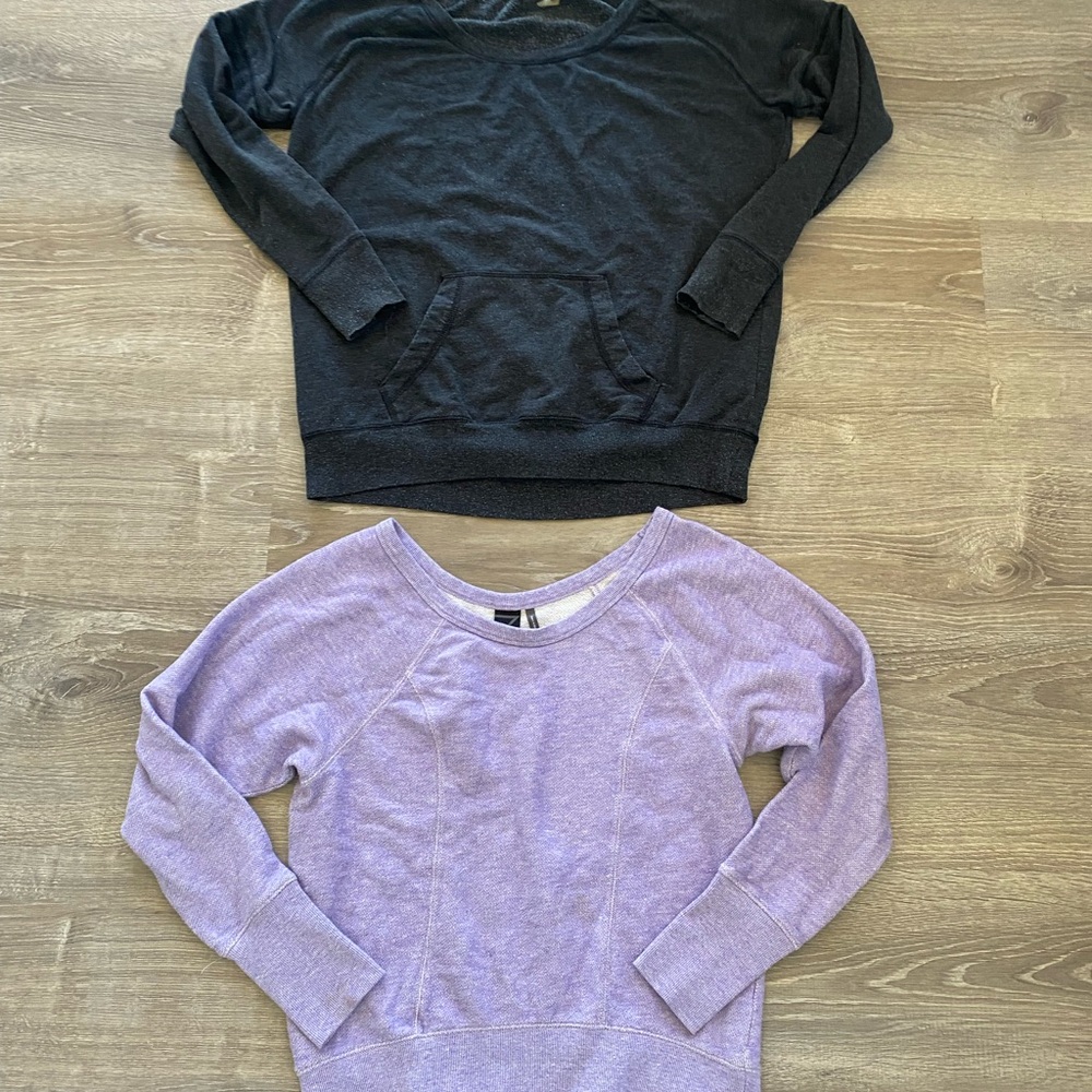 2 Zella Crewneck Sweatshirts